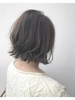 切りっぱなしボブ×シアベージュ