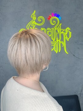 スパークスヘア(Sparks hair) 午○の紅茶ロイヤルミルクティーカラー