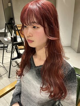 ヘアー アイス ルーチェ(HAIR ICI LUCE) ブリーチ1回でつくる春カラー /中西