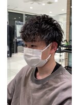 アッシュ 稲田堤店(Ash)&nbsp;ハードパーマ×ショートマッシュ