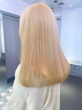 ゲーム 原宿店(GAME) ダブルカラーホワイトベージュカラーケアブリーチハイトーン韓国