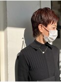 Short hair × red brown◎30代40代50代