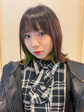 アンノウン(UNKNOWN) インナーカラー/ボブ