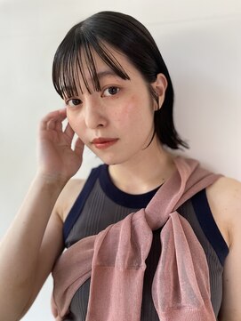 ルーイ(LOUIE) うるツヤ黒髪ボブ