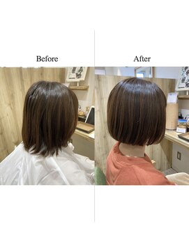 カミケンネクスト(kamiken.next) ナチュラルかわいい丸み美髪ミニボブ【カミケンネクスト】