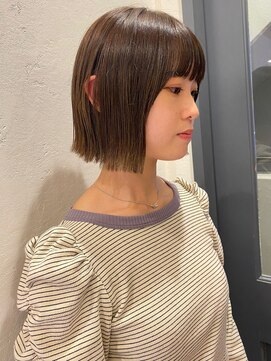 ロンド パルティール 大宮(Lond partir) 【神田安優奈】 シルキーベージュぷつっとボブ