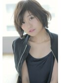 【SeeK NEXT島貫】斜めバング×小顔ショートボブ