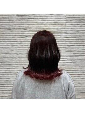 ビス リアン 川口店(Vis lien) 裾カラー／グラデーション／ケアブリーチ／ピンクブラウン