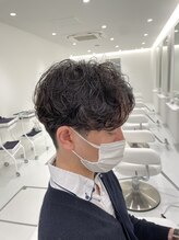 ◯ビジネスマンの男性もパーマで男気アップ◯