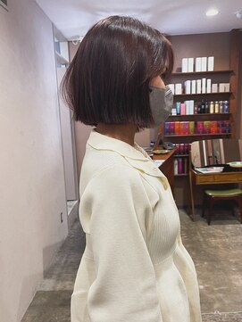 インビテーション 名古屋(invitation) #切りっぱなしボブ