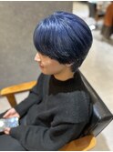 マッシュウルフ × 派手髪
