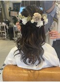 卒業式 ヘアアレンジ ハーフアップ アップヘア