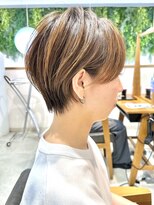 ビューブルー 亀戸錦糸町(VIEW BLUE)&nbsp;大人ショートボブ丸みショートカットマッシュショート前髪なし