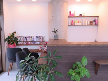 アンプリュスヘアデザイン(1+un plus Hair Design)の写真/【今治駅から車で5分*】3席のみのプライベートサロン"1+un plus Hair Design"で癒しのsalontimeを―。