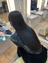 ジョリエス 目白店(Joliesse)&nbsp;20代30代40代暗色アッシュ韓国風髪質改善カラー艶感ストレート