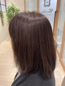 ビーズカラー イオンタウン米沢駅前店 つや感アップ☆色持ち◎N.ナチュラルブラウン7トーン/12