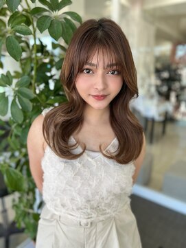 ハピネス 王寺店(Happiness) 顔周りレイヤー韓国 髪質改善周りカット