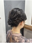 『シニヨン』/結婚式/お呼ばれ/ドレス◎