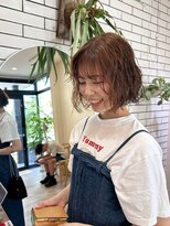 シフト(SHEEFT) ニュアンスパーマ×マロンベージュ×シースルーバング20代30代