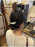 ヘアセット/お呼ばれヘア/結婚式ヘアセット