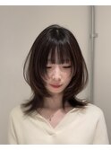 【YOKE】ミディアムレイヤー顔周りレイヤーカット