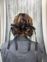 フレーム へアアンドトリートメント 天王寺北口店(FRAME)&nbsp;ツインお団子スタイル