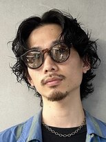 フィフス トウキョウ (fifth TOKYO) 渋谷ツイストスパイラルパーマメンズカットメンズミディアムボブ