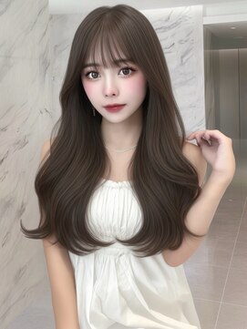 ランテルディ 渋谷(LANTERDIT) 透明感　ロング　ストレート　ブリーチカラー　うる艶　美髪