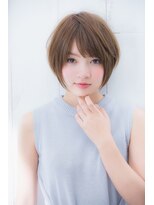 セイドット オモテサンドウ(Say. omotesando)&nbsp;Say.ショートボブ丸みショートヘーゼルグレージュケアブリーチ