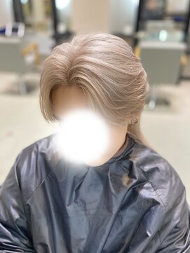 【SOLVER 南】センターパート/ウルフ/ハイトーンカラー