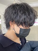 エルマーク 梅田(L-MARK)&nbsp;マッシュヘア/波巻きパーマ/men's/スパイラルパーマ