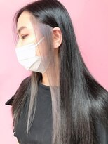 ランプ ヘアー(lamp hair) 【lamp斉藤】インナー×ホワイトシルバー