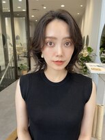ヌヌ 渋谷 原宿 明治神宮前(nunu)&nbsp;レイヤーカットウルフカットボブグレージュオリーブべージュ