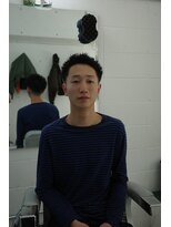 ウェルネス(Wellness)&nbsp;テーパーフェード/ブッダパーマ/スパイキーショート/メンズ