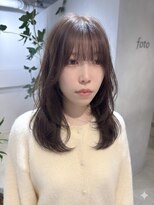 フォト 新宿(foto)&nbsp;ミディアムレイヤー/髪質改善/イメチェン/ベージュカラー/新宿