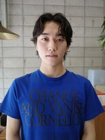 ウェウェ(wewe)&nbsp;メンズ　センターパートウルフ