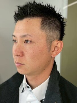 セプト 博多(SEPT.) ベリーショート アップバング ツーブロック ビジネス 30代 40代