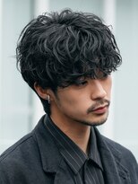 フィフス 大分(fifth)&nbsp;大分シャドウパーマメンズカットラウンドマッシュツーブロック