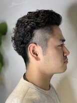 シェル 吉祥寺(shell)&nbsp;☆インパクト大☆ツーブロックパーマスタイル