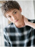 ≪mod's men≫ハイトーンの束感フェザーマッシュD