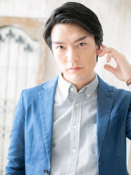 メンズヘア ビーセカンド 草加店(MENS HAIR B-2) アレンジ自在♪ビジカジ七三スタイルE(草加)(メンズカット)