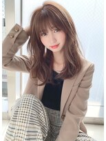 アリスバイアフロート 自由が丘(ALICe by AFLOAT)&nbsp;大人っぽレイヤーロング（ピンクベージュボブルフ）