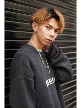 メンズサロンドットリアン(dot. lien) 【men’s salon dot. Tokyo】オレンジブラウン×スパイラル