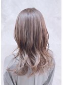 ＊ブリーチなし！大人可愛い透明感カラー/マットグレー