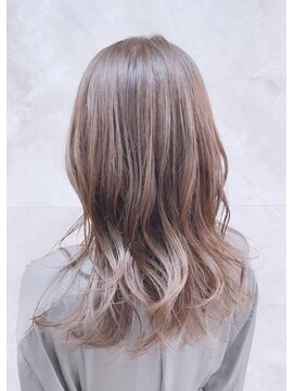 ドゥマン(Demain) ＊ブリーチなし！大人可愛い透明感カラー/マットグレー