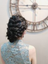 ヘアセットサロン ミント(Hair set salon MINT)&nbsp;編み込みアップスタイル