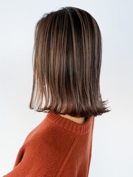 アイティーバイアルバム 松戸店(IT by ALBUM) バレイヤージュ_くびれヘアビタミンカラー_ba364361