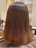 ナチュラルグラデーション×縮毛矯正