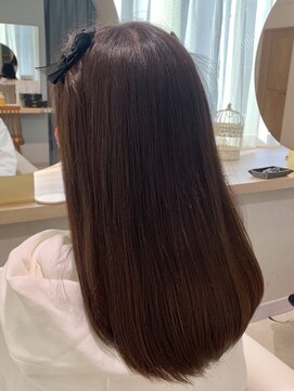 ラ ブランシュ 大宮(La Blanche) 大宮/ロングヘア/グレージュカラー/黒髪/ココアベージュ