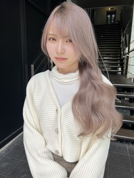 ロンド レア 天神大名店(Lond Le’a) ドレスヘア/ショコラアッシュ/ヘルシースタイル/ふんわりカール